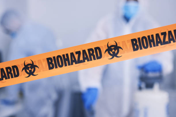 Professional Biohazard technician working in Avon, NC